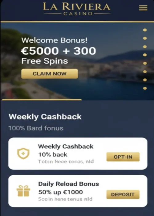 Connexion compte joueur sécurisée Casino La Riviera